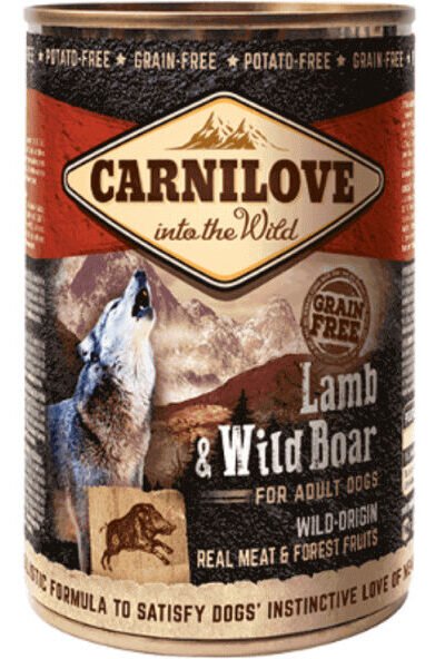 carnilove-wild-meat-lamb-wild-boar-konservai-sunims