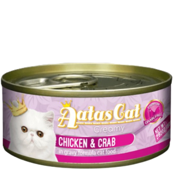 Aatas Creamy Chicken&Crab konservai katėms