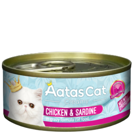 aatas creamy chicken sardine konservai katems