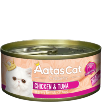 Aatas Creamy Chicken&Tuna konservai katėms