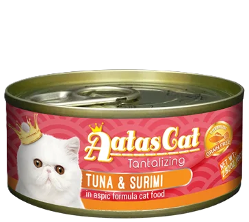 aatas tantalizing tuna surimi konservai katems su tunu it krabu mesa drebuciuose