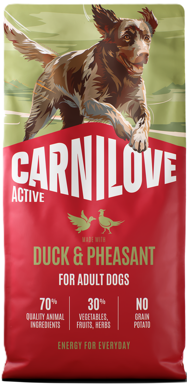 Carnilove Active Duck&Pheasant for Adult šunims 12kg