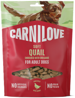 Carnilove Soft Quail with Oregano skanėstai šunims