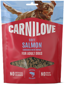 Carnilove Soft Salmon Thyme small bite skanėstai šunims