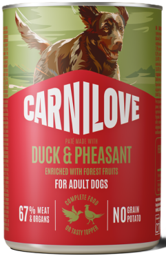 Carnilove Wild Meat Duck&Pheasant konservai šunims