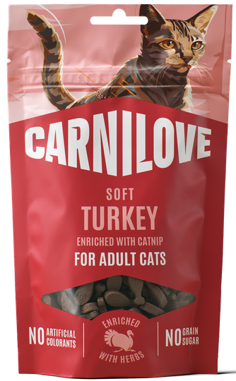 Carnilove Turkey with Catnip skanėstas katėms