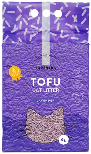 Expertus Tofu levandų kvapo kraikas katėms