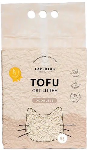 Expertus Tofu bekvapis kraikas katėms