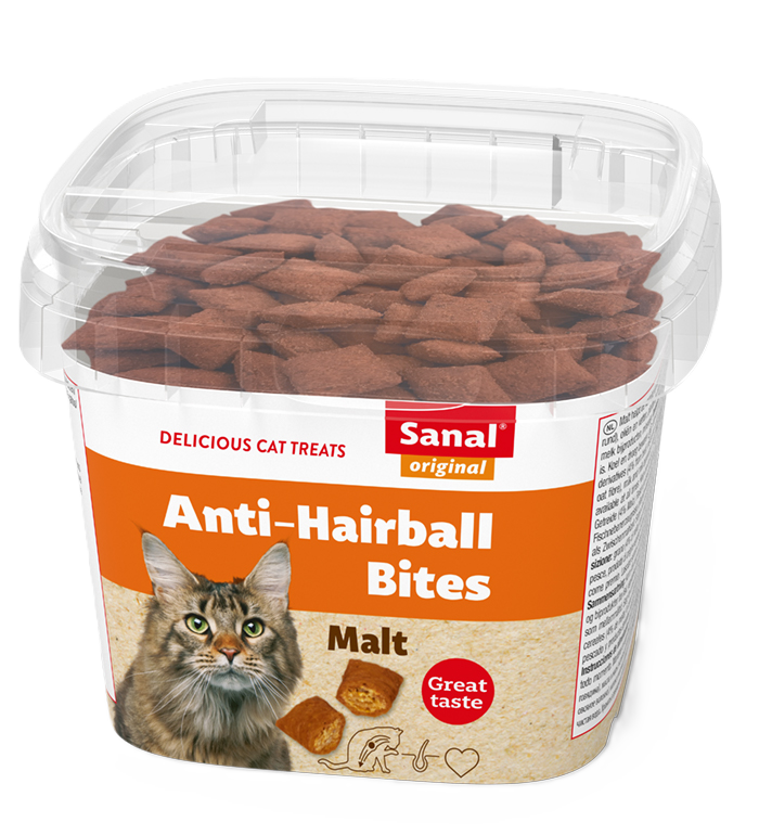 Sanal Anti hairball bites skanėstai katėms