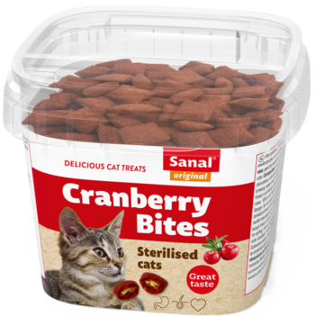 Sanal Cranberry Bites skanėstai katėms