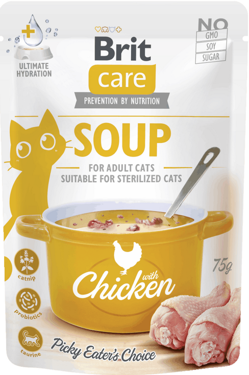 Brit Care Soup Chicken sriuba katėms