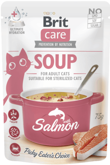 Brit Care Soup with Salmon sriuba katėms