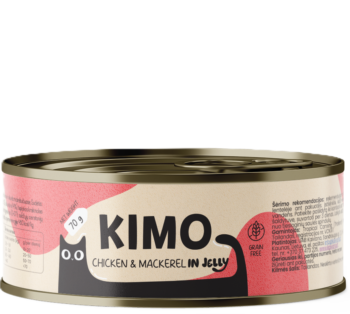 Kimo Chicken&Mackerel in Jelly konservai katėms