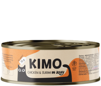 Kimo Chicken&Surimi in Jelly konservai katėms