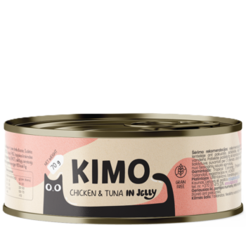 Kimo Chicken&Tuna in Jelly konservai katėms