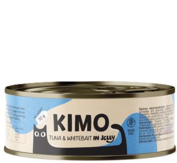 Kimo Tuna&Whitebait in Jelly konservai katėms