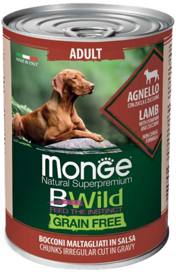 Monge BWILD Lamb konservai šunims