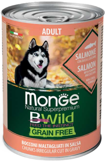Monge BWILD Salmon konservai šunims