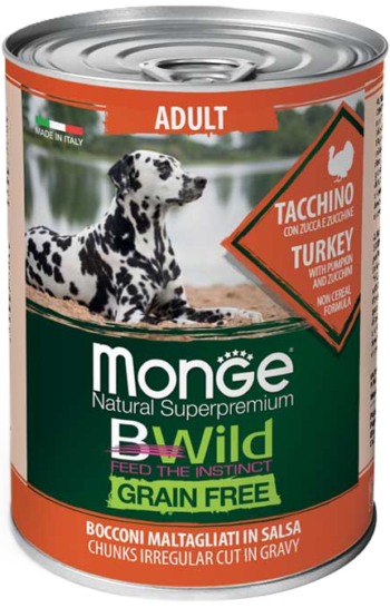 Monge BWILD Turkey konservai šunims