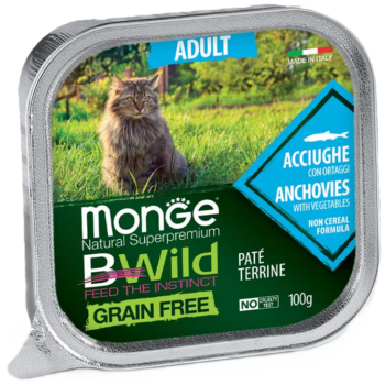 Monge BWILD Anchovies konservai katėms